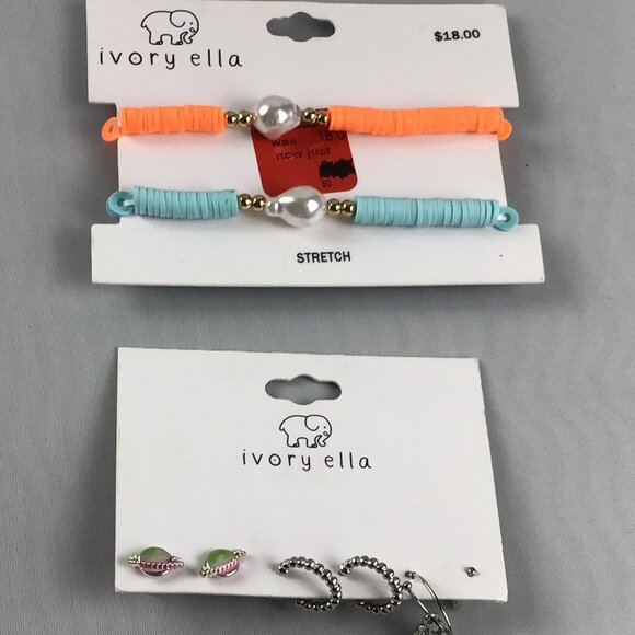 IVORY ELLA Bracelets and Earrings Bundle Set - Picture 1 of 10